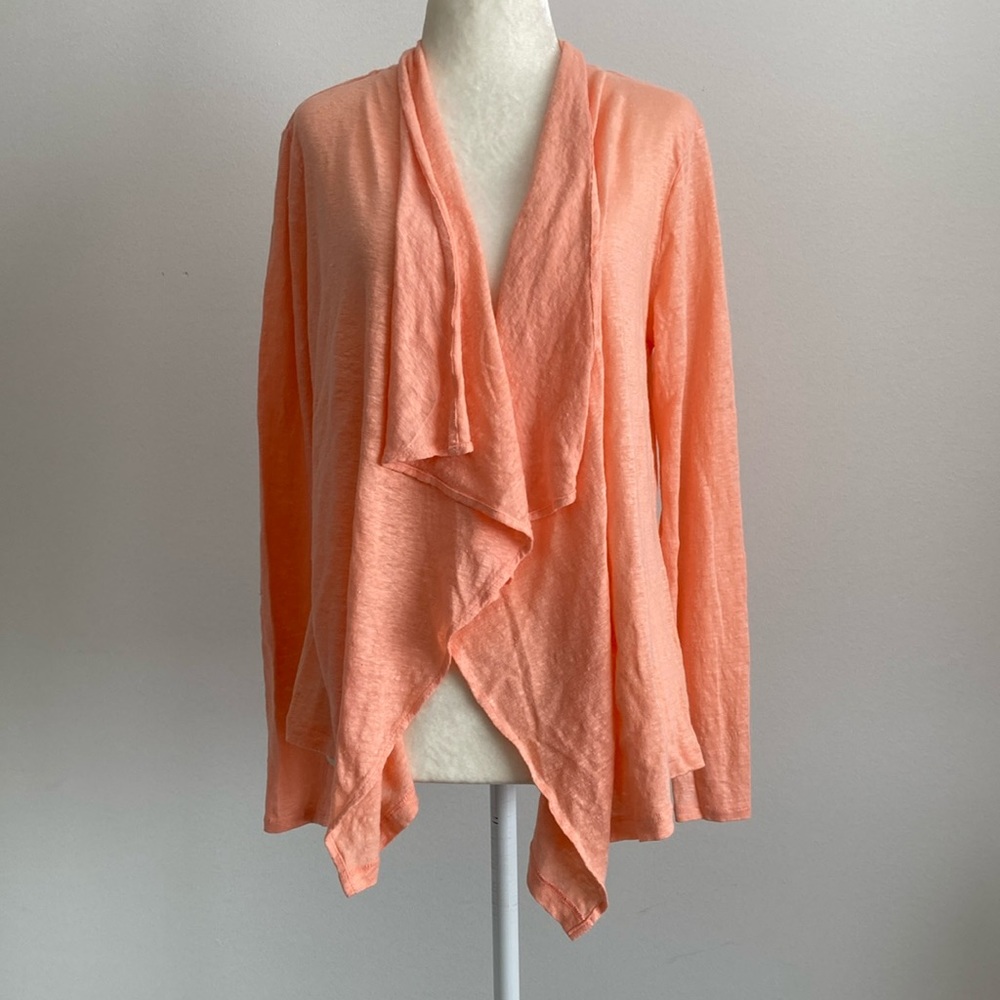 Verve Ami Peach Long Sleeve Cardigan